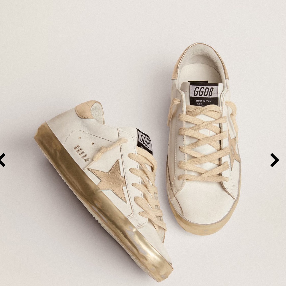 Golden Goose SUPER-STAR CLASSIC white and gold